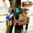 35*13*16cm Outdoor Multifunction Fishing Lure Bag Waist Pack Handbag Shoulder Bag