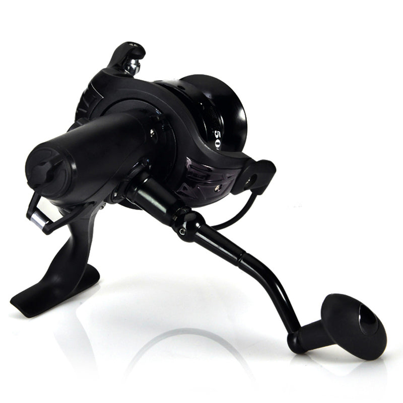 ZANLURE 12+1BB 5.1:1 Carp Fishing Feeder Reel 5000 6000 Metal Spool Reels Left Right Sea Fishing