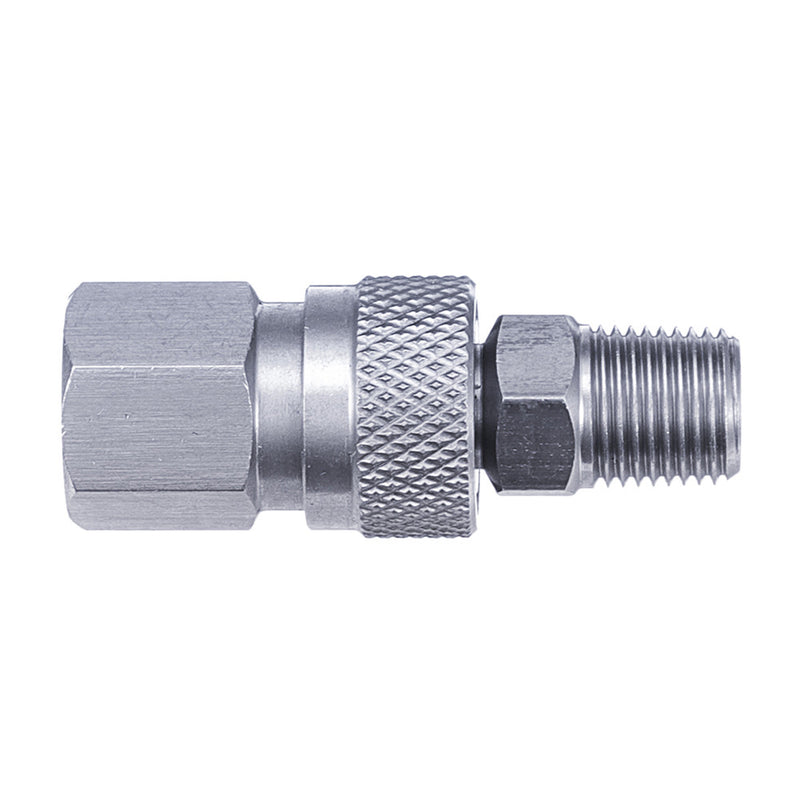 Thread 1/8NPT Steel 8MM Quick Disconnect Adapter Male And Female Fill Nipple Kit