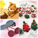 Needle Felting Starter Kit 24 Colours Natural Needle Felting Wool Set and Wool Felt Tools for DIY Felting Craft Project