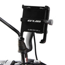 GUB G-91 USB 12V-48V 360 Rotatable Anti-Slip Universal Bicycle Phone Holder Motorcycle Electric Bike Handlebar Mount Bracket Clip Stand For 55mm-100mm Phone