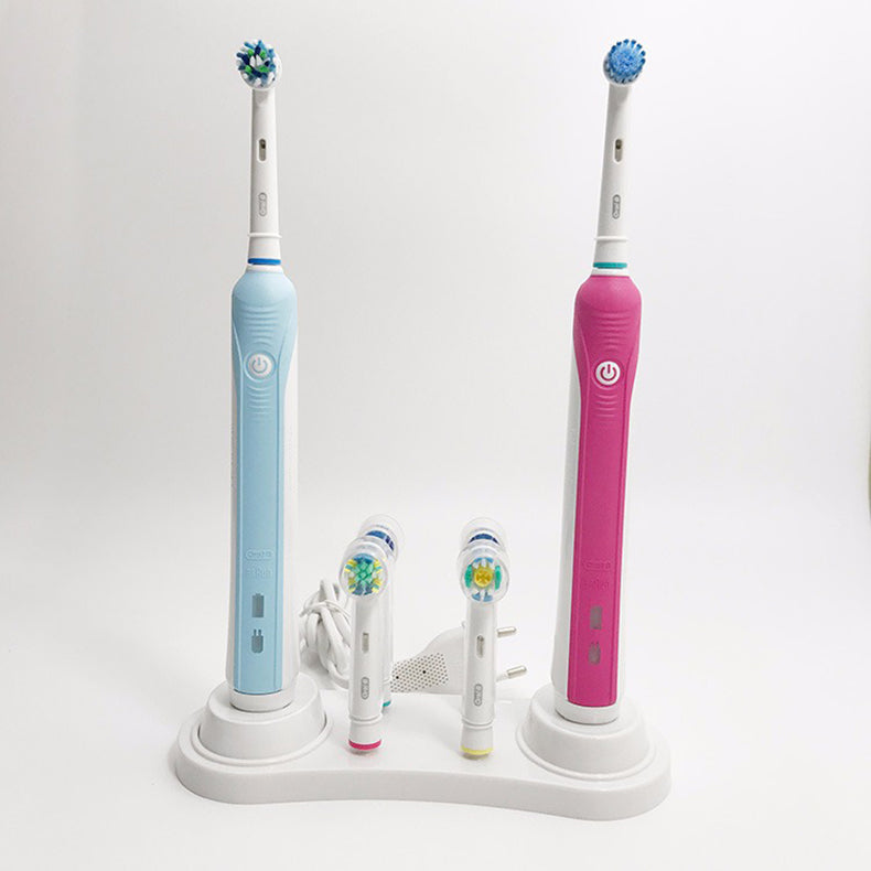 Oral-B White Electric Toothbrush Stander Support Toothbrush Storage Box Teeth Brush Heads Caps