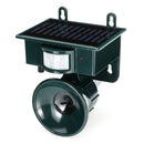 Solar Ultrasonic PIR Sensor Pest Animal Repeller Scarer Deterrent Bird Cat Dog