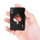 Bottle Soda Cap Opener Bottle Opener Playing Card Ace of Spades Poker Cap Removal Tool