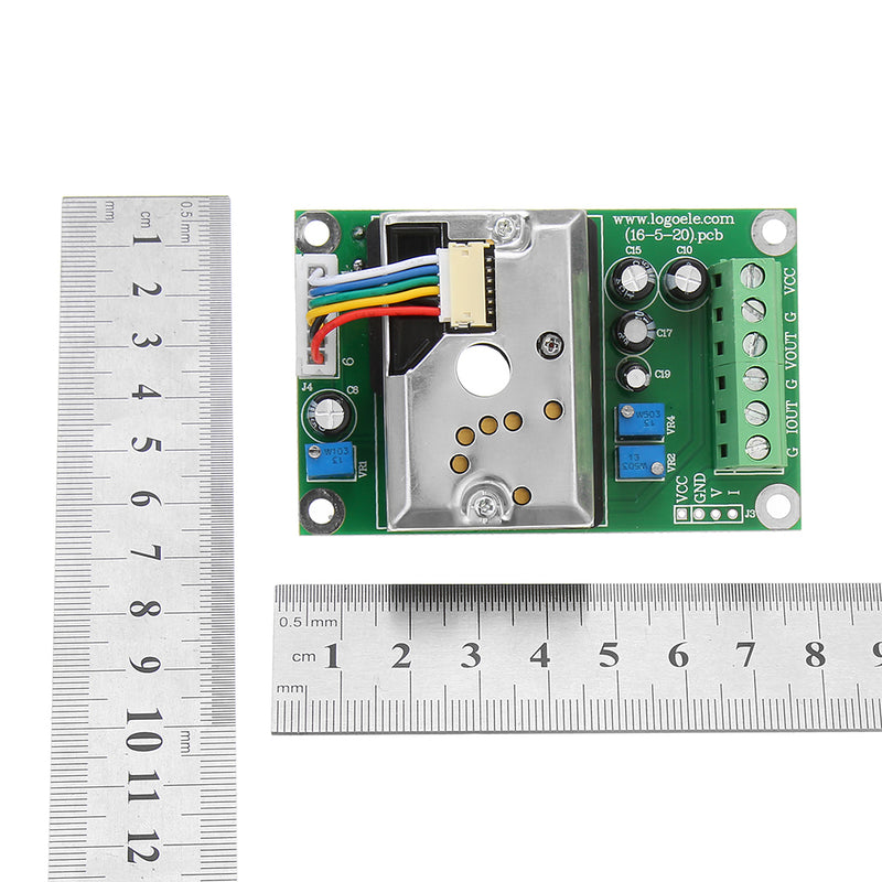 PM2.5 Detector Dust Transmitter High Precision Dust Sensor Module Dust Concentration 0-10V 4-20mA Ou