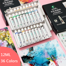 Marie's Gouache Paints 12/18/24/36 Colors 5/12ML Watercolor Paint Set Art Painting Drawing Pigment Profesional Art Tools