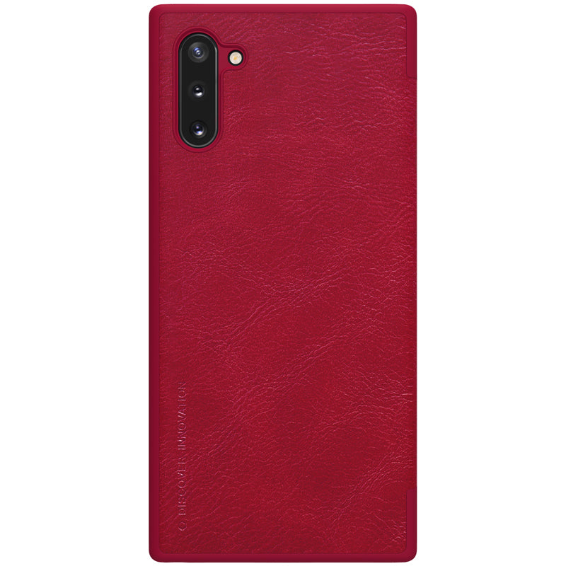 NILLKIN Flip Shockproof Card Slot Holder Full Cover PU Leather Vintage PC Protective Case for Samsung Galaxy Note 10 / Note 10 5G
