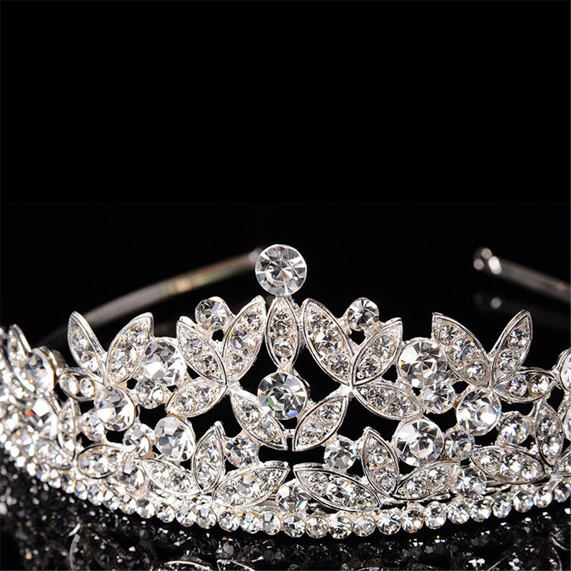 Wedding Jewelry Pageant Crown Headband Crystal Rhinestone Bridal Princess Tiara Headband