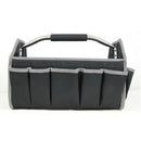 Electrician Carry Steel Tote Handle Foldable Heavy Tool Bag Storage Pockets Box