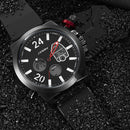 SINOBI 9732 Dual Display Digital Watch Men Chronograph Alarm Luminous Display Fashion Sport Watch