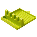 Practical Kitchen Silicone Heat Resistant Spoon Rest Utensil Spatula Holder Tool