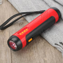 New Version Outdoor Multi-function Flashlight Hand-cranked Power Generation Power Bank FM Radio