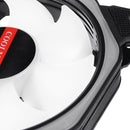 6 Pin 12*12*2.5cm  RGB Colorful LED Cooling Fan for Computer Case