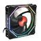 Coolmoon 3PCS 12cm Adjustable RGB Cooling Fan with IR Controller for Desktop PC