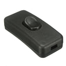 Excellway 250V 2A Light Switch Universal In Line Rocker Switch ON / OFF Rocker Switch