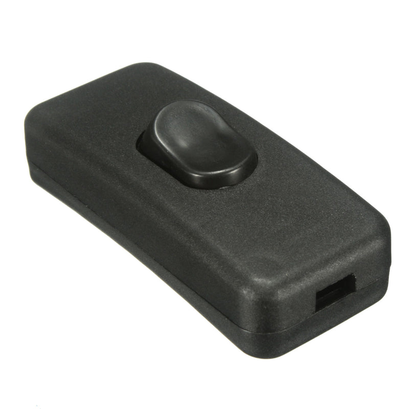Excellway 250V 2A Light Switch Universal In Line Rocker Switch ON / OFF Rocker Switch