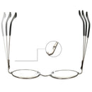 Round Spectacle Reading Glasses Metal Frame Glasses Presbyopia Male Female Retro Reading Eyeglass