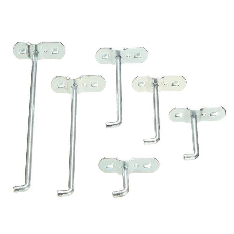 Strong Steel Slotted Storage Panel Pegboard Hook Assortment Hanger