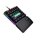 HXSJ V200 One-hand Blue Switch RGB Mechanical Gaming Keyboard