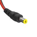 10Pcs Male DC Power Supply Plug Jack Connector Copper Core 5.5x2.5mm Weld-free