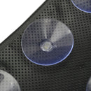 Motorcycle Rear Passenger Cushion 6 Suction Cups Pillion Seat Pad For Harley