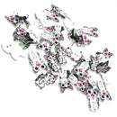 50PCS 21-26MM DIY Animal Wood Buttons Painted Cute Cat Hand-sewing Decorative Other Crafts Accessori