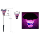 Solar Power Mosaic LED Garden Light Solar Energy Outdoor Lamp For Lawn