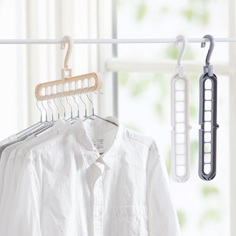 Hanger Multi-port Support Circle Cloth Hanger Clothes Drying Racks Multifunction Plastic Scarf Clothes Hangers Storage Rack