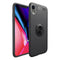 C-KU Protective Case For iPhone XR 360 Rotating Ring Grip Kicktand Back Cover