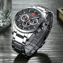 MINI FOCUS MF0170G Business Style Men Wrist Watch Stainless Steel Band Quartz Watches