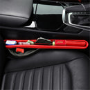 Leather Car Seat Crevice Storage Bag Seat Gap Filler Pocket Organizer Caddy Catcher Box