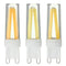Dimmable G9 3W COB LED Crystal White Warm White Natural White Light Lamp Bulb AC220V