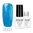 8 Colors Blue Series Shimmer Glitter Nail Gel Soak-off UV Gel DIY Nail Art