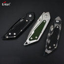 Enlan M017 8cr13mov Blade Folding Knife Kitchen Fruit Peeler Outdoor Portable Cuting Tool Mini Stainless Steel  Knife Pocket Utility Knife Portable Collection EDC Tool