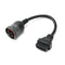 OBD2 Female 16 Pin to J1939 Deutsch 9 Pin Female Connector Truck Diagnostic Cable
