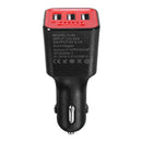 Car 3 USB Charger Negative Ion Ionizer Oxygen Generator Cleaner Air Purifier