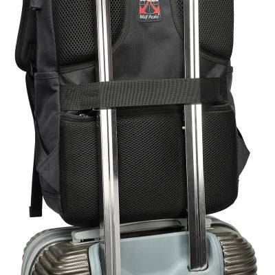 OUTWALK Business Simple Casual Backpack Multi-function USB Charging Korean Version Large Capacity Men's Travel Laptop Bag