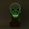 Halloween LED Light Skull Head Face Mask Carnival Night Cosplay Costume Props