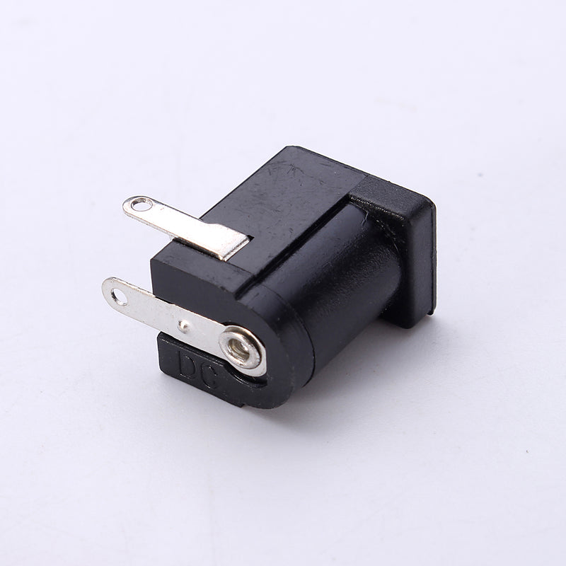 50pcs DC-005 3Pin Black DC Power Jack Socket Connector 5.5*2.1mm