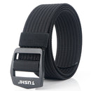 TUSHI R120 Military Tactical Belts Security Elastic Weave Stretch Thick Nylon Waist Belt