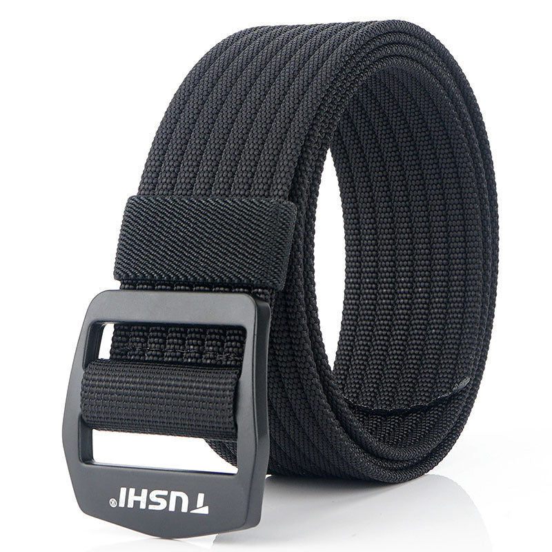 TUSHI R120 Military Tactical Belts Security Elastic Weave Stretch Thick Nylon Waist Belt