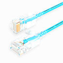 SAMZHE 0.5~5M 10Gbps Ultrafine CAT6A Blue Ethernet Patch Cable Slim LAN Networking Cable