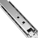 2Pcs 27mm Ball Bearing Drawer Runners Slides Side Full Extension Slide Drawer Slides