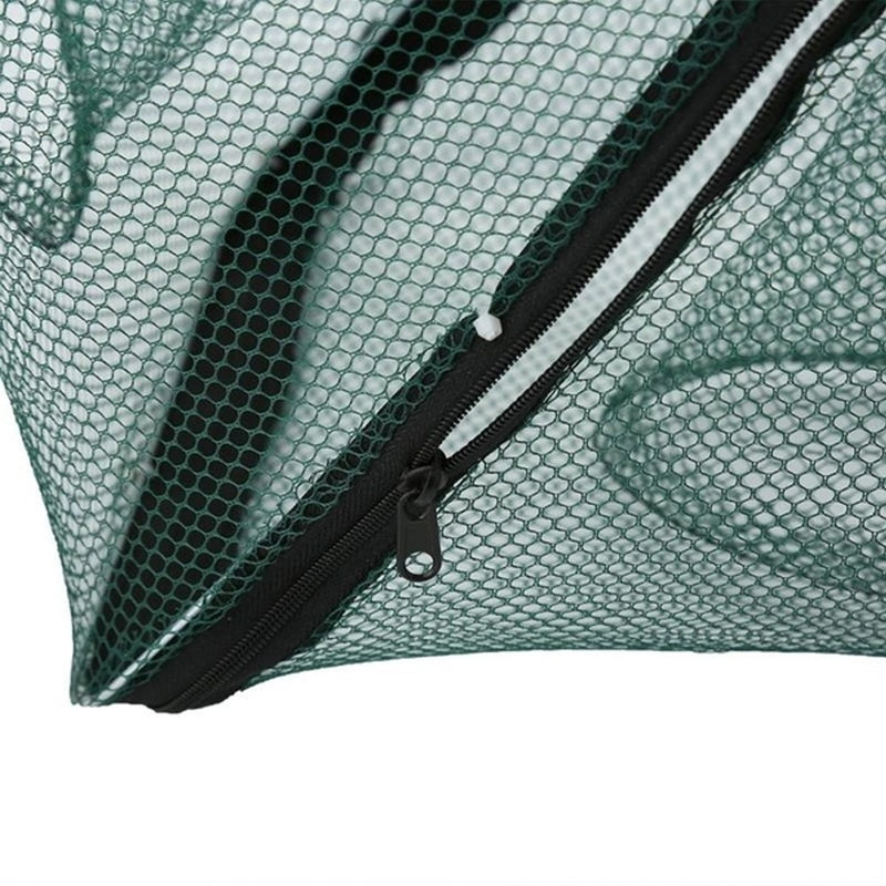 8/12/16 Holes Automatic Fishing Net Shrimp Cage Nylon Foldable Crab Fish Trap