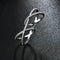 Trendy Simple Style Double Ring Elegant Special Zircon Women Attach Ring