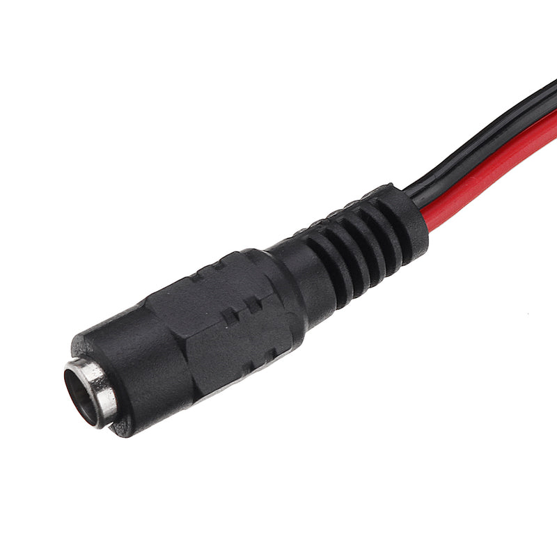 10Pcs Male Female DC Power Socket Jack Plug Wire Connector Cable CCTV DC 5.5 x 2.1mm 0.6mm 28cm Pure Copper Core