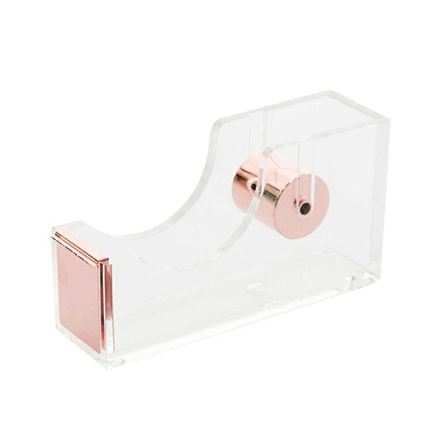 Miwoo M029 Transparent Acrylic Tape Cutter Stationery for School Office Desktop