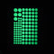 Miico Creative Dot Star Moon Pattern 4 Optional Groups Luminous PVC Removable Home Decor Sticker