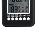 GEMITTO 2 in 1 Wireless Digital Alarm Thermometer LCD Display Outdoor Indoor Temperature Alarm with 2 Sensor