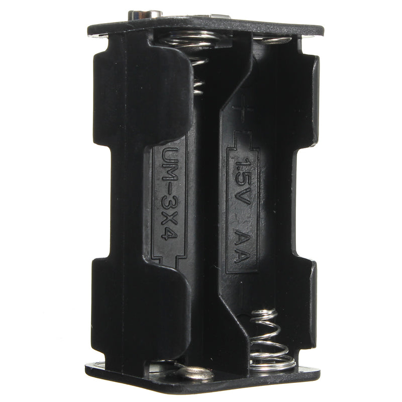 50pcs 4-Slot 4 x AA Battery Holder Back To Back Holder Case Box